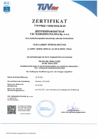 Certyfikat EN ISO 3834 DE